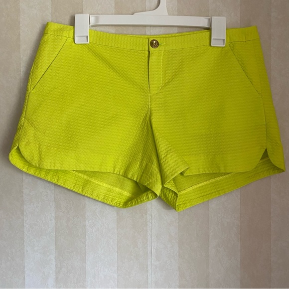 Lilly Pulitzer Pants - Lilly Pulitzer Yellow Shorts Size 6
